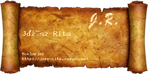 Jász Rita névjegykártya